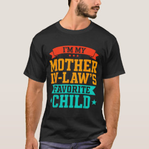 Camiseta Filho favorito da sogra homens pais engraçados