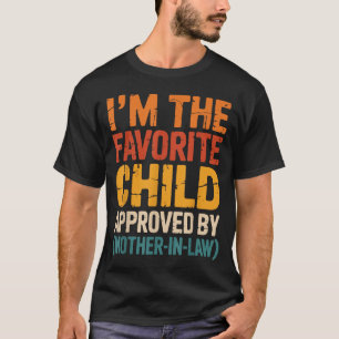 Camiseta Filho Favorito Genro Divertido Mãe Política