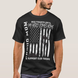 Camiseta Filho Filha Mãe Sexta-Feira Vermelha Tropa de Apoi