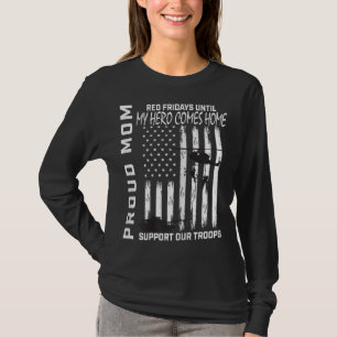 Camiseta Filho Filha Mãe Sexta-Feira Vermelha Tropa de Apoi