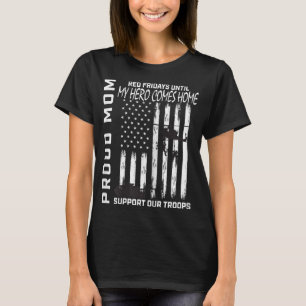Camiseta Filho Filha Mãe Sexta-Feira Vermelha Tropa de Apoi