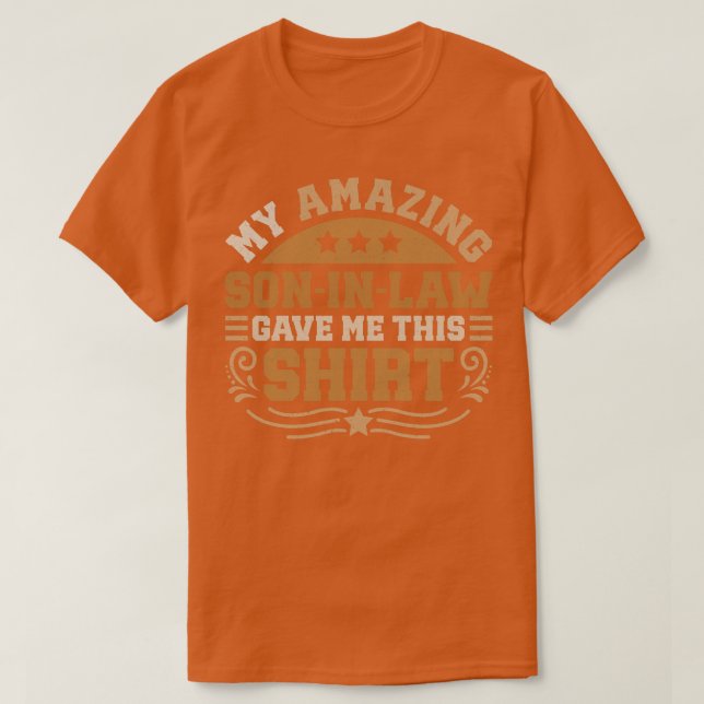 Camiseta Filho Incrível De Lei (Frente do Design)