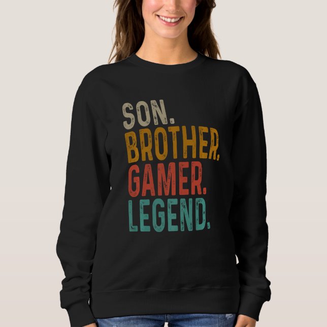 Camiseta Filho Irmão Gamer Legend (Frente)