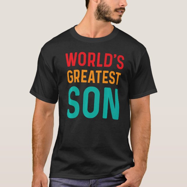 Camiseta Filho Meninos Crianças Família Amor Pais Melhor Fi (Frente)