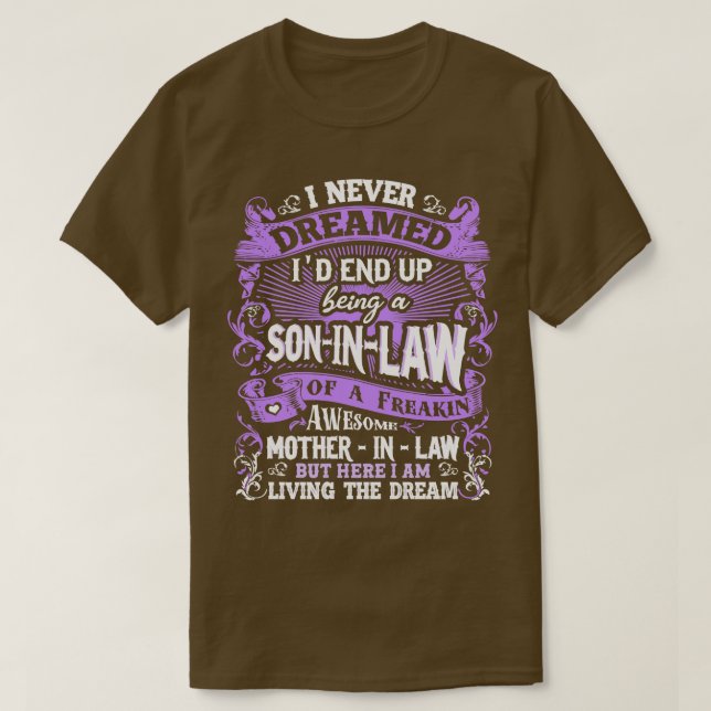 Camiseta Filho Na Lei Que Nunca Sonhei (Frente do Design)