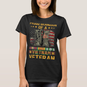 Camiseta Filho Orgulhoso De Bandeira Do Vietnã Americano