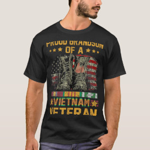 Camiseta Filho Orgulhoso De Bandeira Do Vietnã Americano