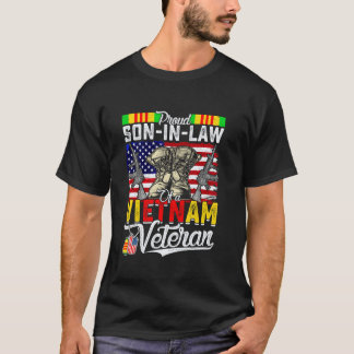 Camiseta Filho Orgulhoso De Lei Da Mãe Pai De Direito Veter