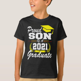 Camiseta Filho orgulhoso de um formando de 2021 