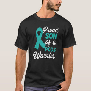 Camiseta Filho Orgulhoso De Um Guerreiro PCOS Sensibilizaçã