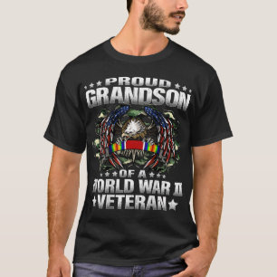 Camiseta Filho Orgulhoso De Um Militar Veterano Da Segunda 