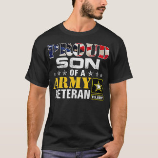 Camiseta Filho Orgulhoso De Um Prêmio Veterano Do Exército