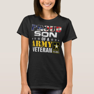 Camiseta Filho Orgulhoso De Um Prêmio Veterano Do Exército