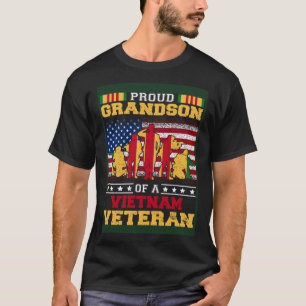 Camiseta Filho Orgulhoso De Um Veterano Vietnamita Papa USA