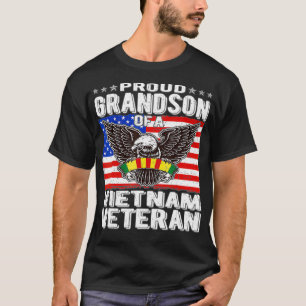 Camiseta Filho Orgulhoso De Uma Família Militar Veterana Do