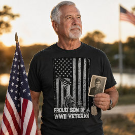 Camiseta Filho Orgulhoso de Veterano da 2ª Guerra Mundial B