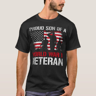 Camiseta Filho Orgulhoso Do Veterano Da Segunda Guerra Mund