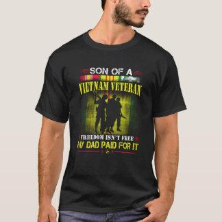 Camiseta Filho Orgulhoso Do Vietnã, Liberdade De Pai Vetera