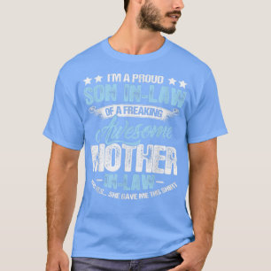 Camiseta Filho OrgulhosoDe Uma Mãe Incrível E Louca