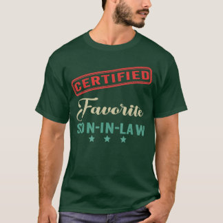 Camiseta Filho político favorito certificado Dia dos pais C