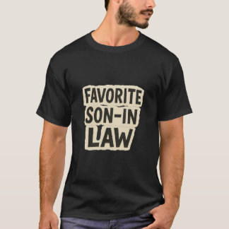 Camiseta Filho político favorito Corte de papel engraçado n