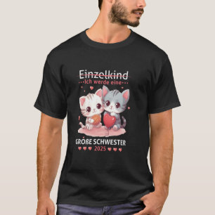 Camiseta Filho Único Eu Serei Uma Irmã Mais Velha 2025 Irmã
