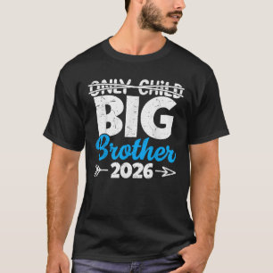 Camiseta Filho Único Irmão Mais Velho 2026 Promovido a Gran