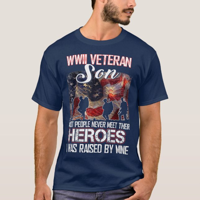 Camiseta Filho Veterano da WII A maioria das Pessoas nunca  (Frente)