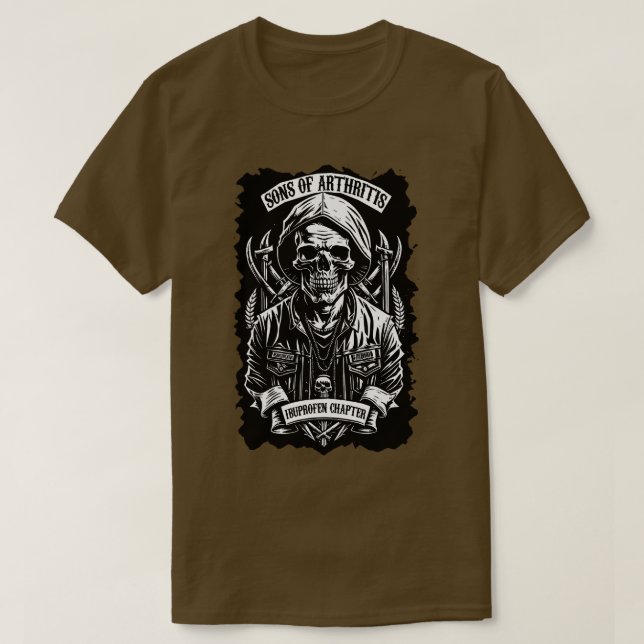 Camiseta Filhos da Artrite (Frente do Design)