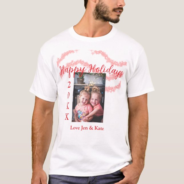 Camiseta Filhos da família das crianças reluzentes vermelho (Frente)