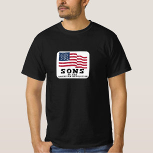 Camiseta Filhos da Revolução Americana História Educada dos