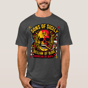 Camiseta Filhos da Sicília Siciliana por Blood American por