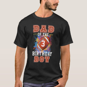 Camiseta Filhos de 3 anos Pai de futebol
