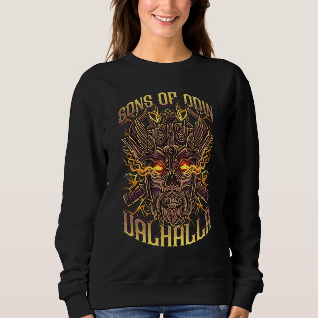 Camiseta Filhos de Odin Valhalla Viking (Frente)