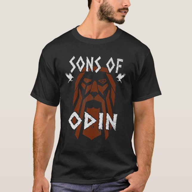 Camiseta Filhos de Odin Vikings Valhalla Viking (Frente)