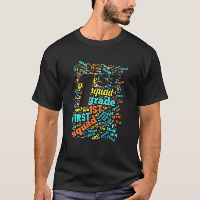 Camiseta Filhos De Primeiro Grau Esquadrão De Volta À Class (Frente)