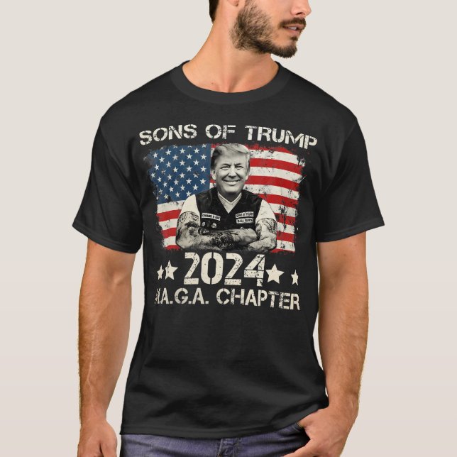 Camiseta Filhos De Trump Maga Capítulo 2024 (Frente)