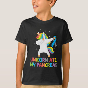 Camiseta Filhos Diabéticos do Unicórnio Pâncreas
