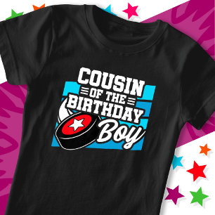 Camiseta Filhos Divertidos, Primo do Festa de Hockey do Ani