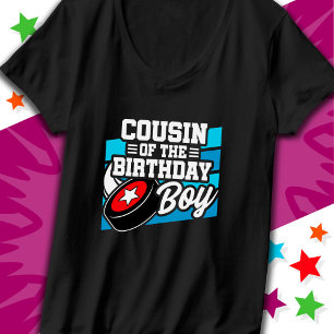 Camiseta Filhos Divertidos, Primo do Festa de Hockey do Ani
