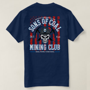 CAMISETA FILHOS DO CLUBE DE MINERAÇÃO DE CARVÃO