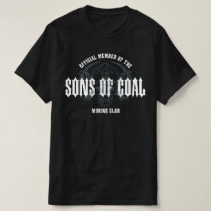 CAMISETA FILHOS DO CLUBE DE MINERAÇÃO DE CARVÃO