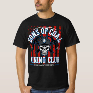 CAMISETA FILHOS DO CLUBE DE MINERAÇÃO DE CARVÃO