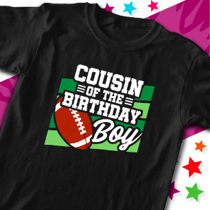 Camiseta Filhos Primo do Partido de Futebol do Aniversário
