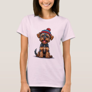 Camiseta Filhote Adorável de Yorkshire Terrier