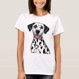 Camiseta Filhote brincalhão de dálmata