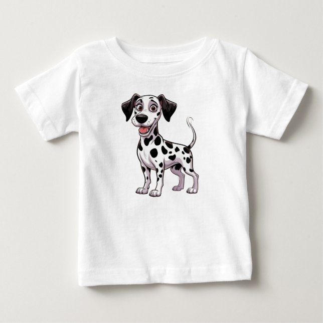 Camiseta Filhote brincalhão de dálmata (Frente)