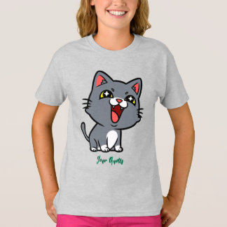 Camiseta Filhote Cinza Feliz