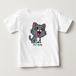Camiseta Filhote Cinza Feliz