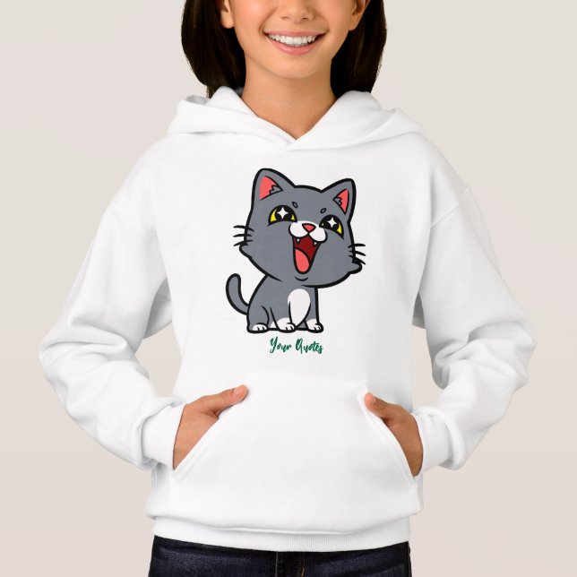 Camiseta Filhote Cinza Feliz (Frente)